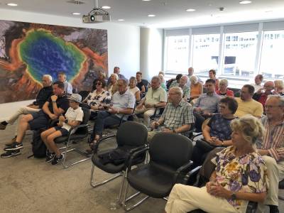 Die G�ste bekamen eine sehr gute Pr�sentation �ber die aktuelle Entwicklung geboten.