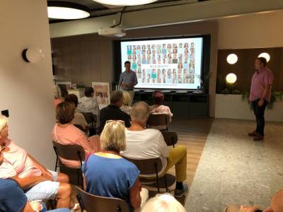 Max Panhans bedankte sich zu Beginn bei Noah Wild f�r die Einladung.