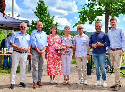Zum Abschluss des formellen Teils der Veranstaltung wurden Angelika und Henning Froede, sowie Hans-Gerd Lindlar f�r 50 Jahre CDU-Parteimitgliedschaft geehrt.