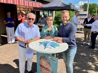 F�r pers�nliche Gespr�che mit den Abgeordneten war wie immer auch Gelegenheit.