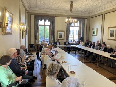 Das Abgeordnetengespr�ch mit Maximilian Schimmel und Peter Franz bot allen Besuchern einen intensiven Austausch.