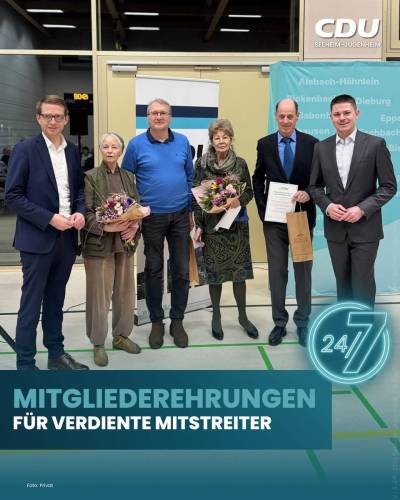 Dabei wurden geehrt f�r langj�hrige Mitgliedschaft: Hanni Scheel-Lipecky 60 J., Alexander Stangel 30 J., Karin und J�rgen Neipp 45 j.