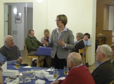 Gastrednerin Karin Wollf, MdL forderte f�r die kommenden Wahlk�mpfe mehr Aufrichtigkeit in der politischen Argumentation.