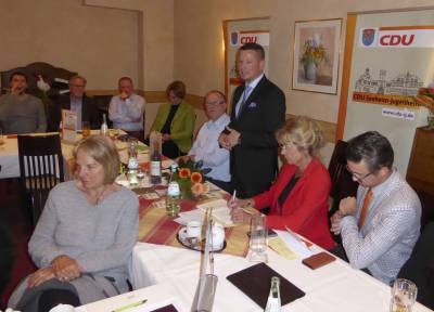 Alexander Kreissl bedankte sich f�r das gro�e Vertrauen und die offensichtlich sehr gute Unterst�tzung durch die Mitglieder. und Freunde der CDU.