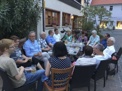 Kreissl berichtete von vielen neuen Kontakten, die er bisher kn�pfen konnte.