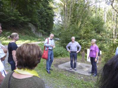 Herr Hollenbach gab einen historischen R�ckblick �ber die Wasserversorgung von Balkhausen.