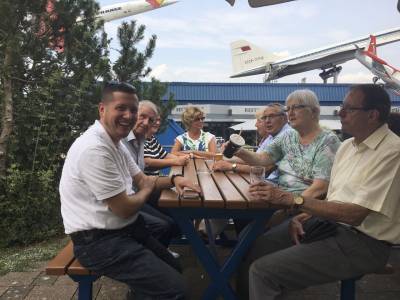 Der Bessuch bei hei�em Wetter machte durtstig.