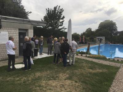 Auch die Umkleiden wurden erst k�rzlich modernisiert.