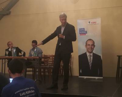 Ole von Beust befasste sich mit den �ngsten der Menschen vor Ver�nderungen und thematisierte auch die Entwicklung der CDU.