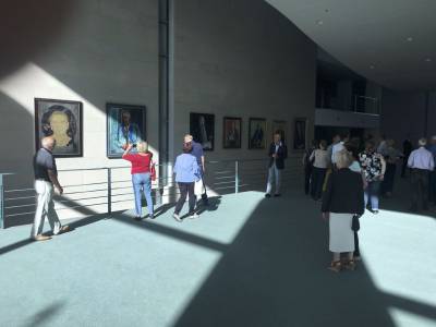 Die Galerie der ehemaligen Bundeskanzler zeigt auch die Stil�nderungen der K�nstler seit Beginn der Bundesrepublik.