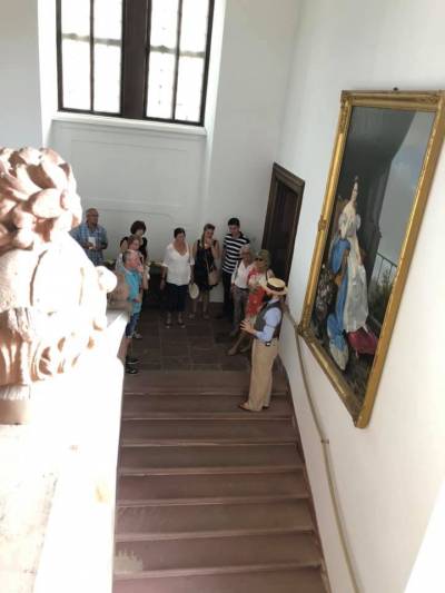 Das Treppenhaus zeugt vom repr�sentativen Charakter.