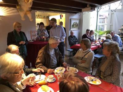 Heitland berichtete vom CDU-Bundesparteitag und der sehr positiven programmatischen Ausrichtung.