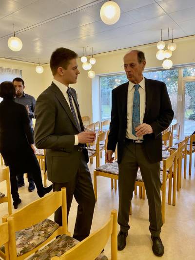 Panhans mit Stellvertreter J�rgen Neipp