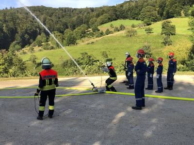 Hier der n�chste �bungsabschnitt mit gro�er Wasserwurfweite.