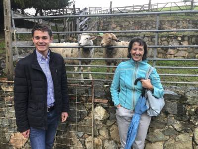 Mit dabei war unsere Bundestagsabgeordnete Dr. Astrid Mannes, hier mit unserem Vorsitzenden Max Panhans.