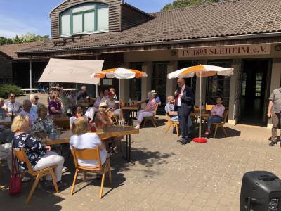 Die hochinteressante Rede von Dr. Michael Meister, MdB zu aktuellen politischen Themen fand gro�e Anerkennung.