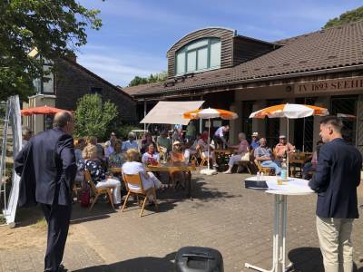 Dr. Michael Meister, MdB berichtete zuerst von der neuen Situation der CDU-Bundestagsfraktion in der Opposition.